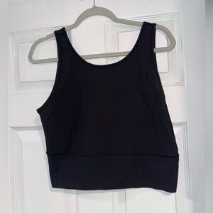 Lululemon Black Ribbed Top